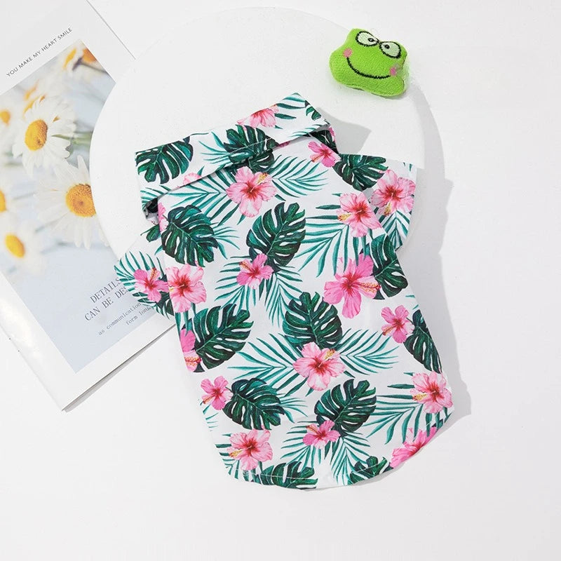 Dog Hawaiian Shirt Hawaiian Dog Shirts for Small Dogs Small Dogs Summer Shirts Summer Puppy Luxury Clothing Pet Clothing