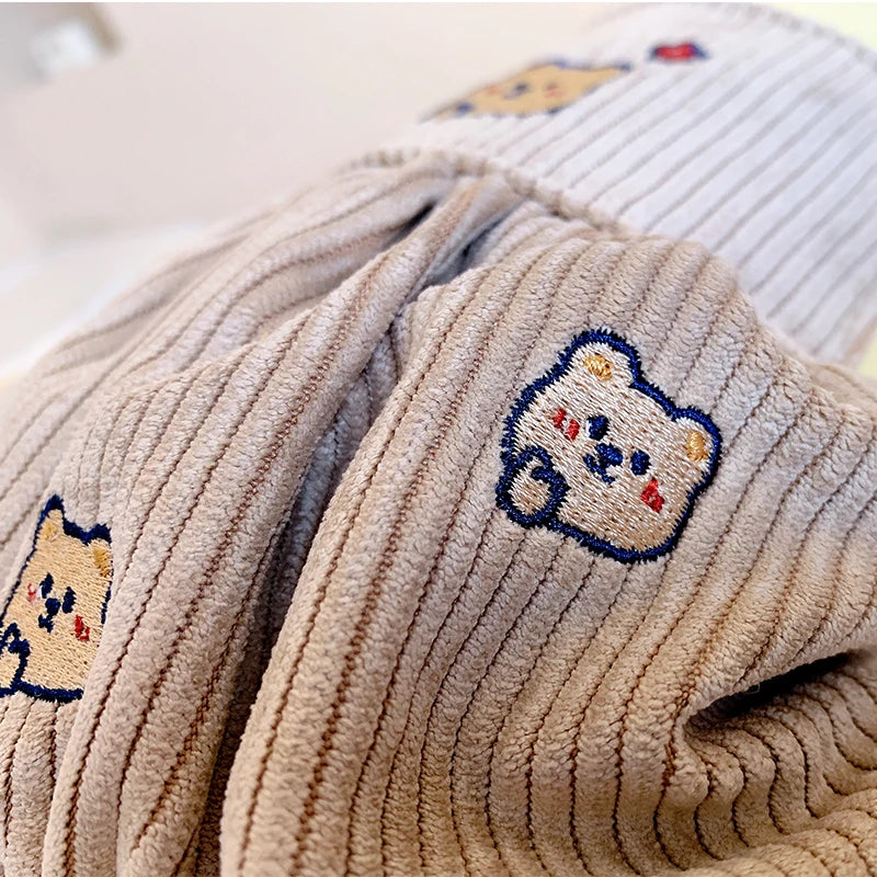 Shy Bear Overall For Dogs Autumn Winter Pet Jacket Jumpsuit With Bloomers Pants Puppy Small Animal Chihuahua Toy Terrier Clothes