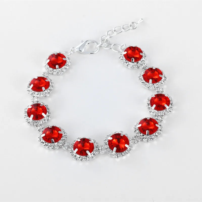 Pet Supplies Luxury Satellite Stone Rhinestone Pet Necklace Jewelry Dog Collar