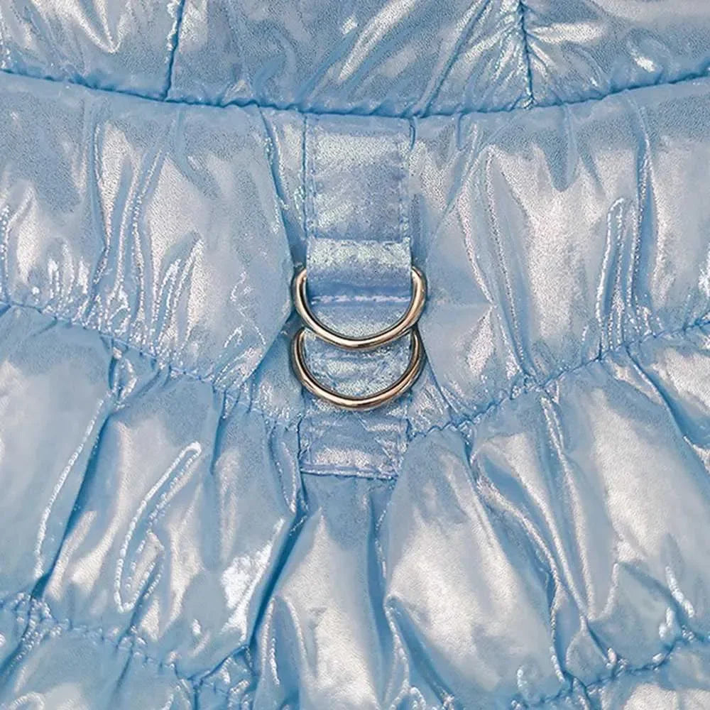 Fashion Winter Dog Down Jacket Warm Fleece Pet Coat For Small Dogs Yorkshire Shih Tzu Luxury Fur Collar Puppy Clothes OutfitsXJ2