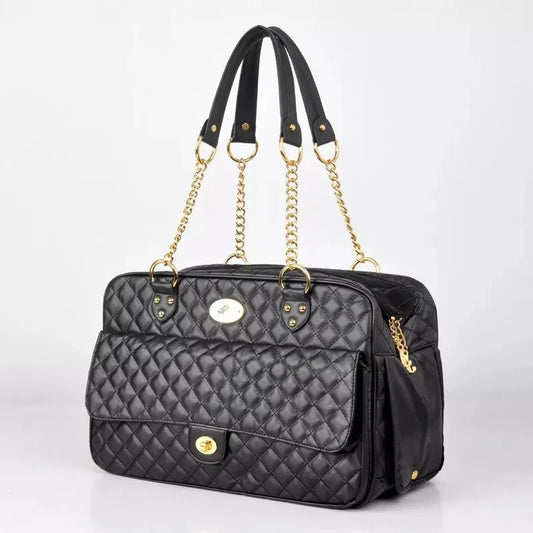 Luxury Designer Pet Carrier for Small Pets Dog Carry Bag Fashionable Cat Chihuahua, French Bulldog Pomeranian Dogs Accessories