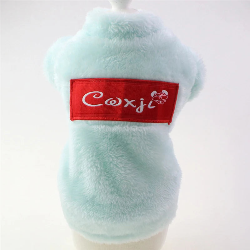 Winter Dog Sweater for Small Dogs Soft Thermal Fur Chihuahua Yorkie Puppy Pullover Coat Luxury Designer Dog Clothes Pet Apparel