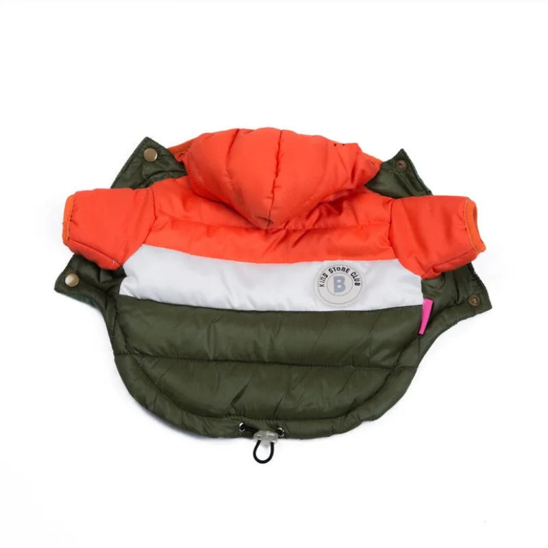 Waterproof Dog Jacket Winter Pet Down Cotton Vest Luxury Dog Clothes Chihuahua French Bulldog Dog Coat Puppy Warm Dog Costume