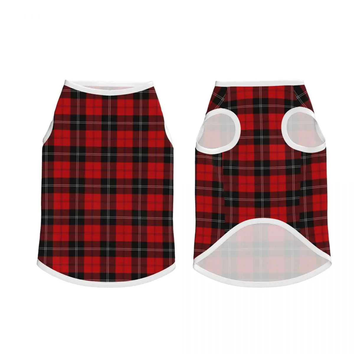 Mesh Luxury Black Tartan Plaid Pet Vest Geometric Gingham Check Texture Pet Clothing Decoration Cool Summer Pet Dog Clothes