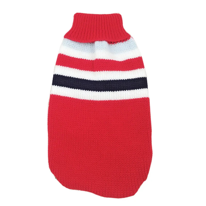 Warm Chihuahua Puppuy Dog Sweater Winter Pet Clothes for Small Dogs Yorkshire Dachshund Cat Pullover Mascotas Clothing Costume