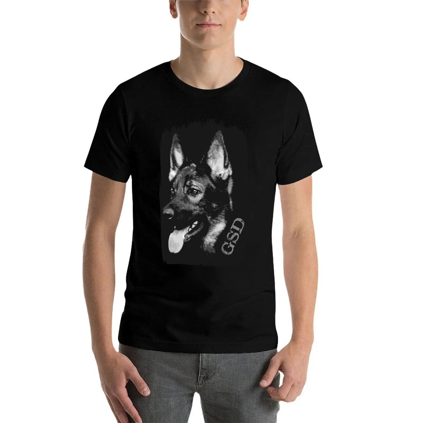 German Shepherd Dog - GSD T-Shirt t shirt custom print t shirt man luxury T-Shirt