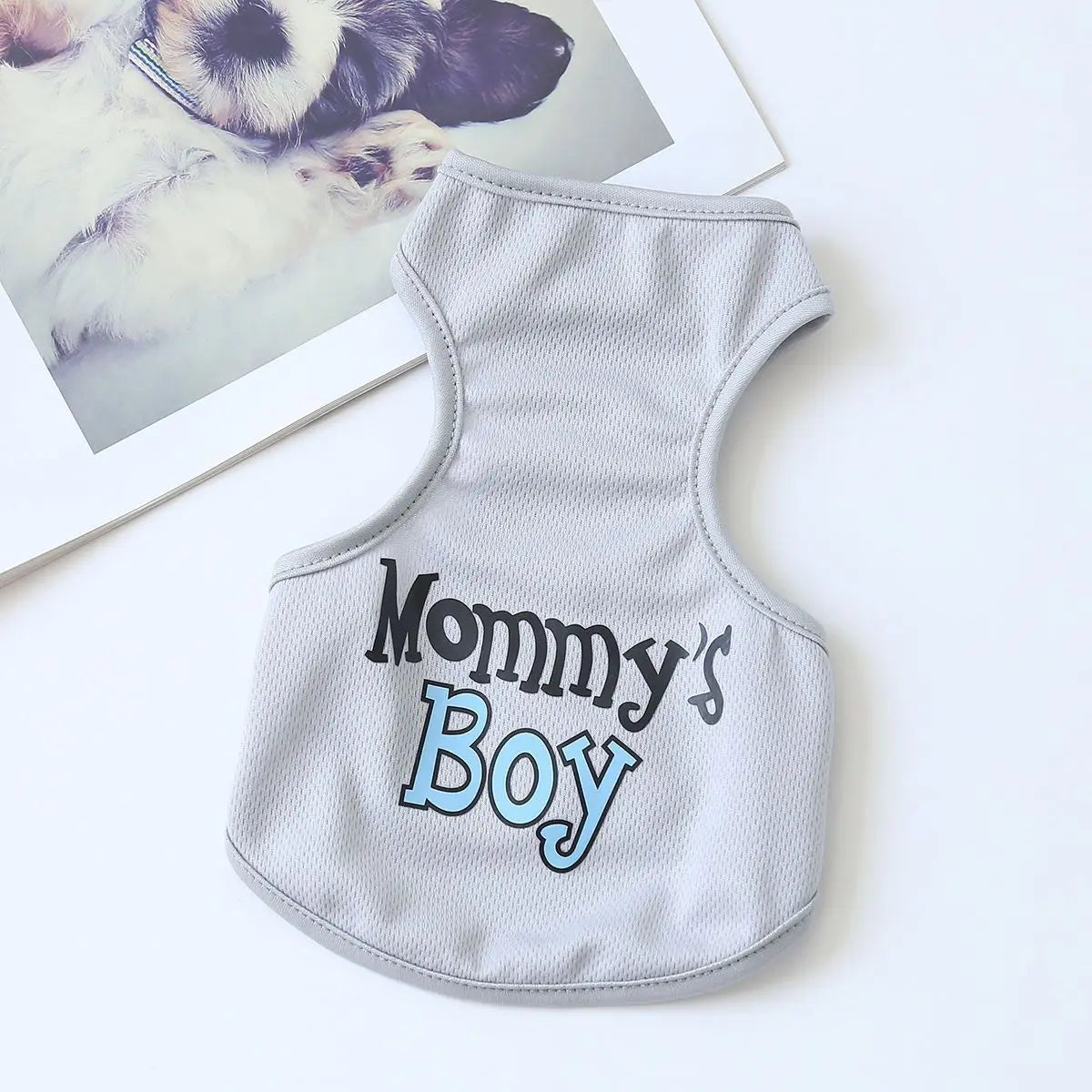 Summer Small Dog Vest Letter Print Pet Pullover for Chihuahua Schnauzer Puppy Clothing Soft Comfortable Pets Sleeveless T-shirt