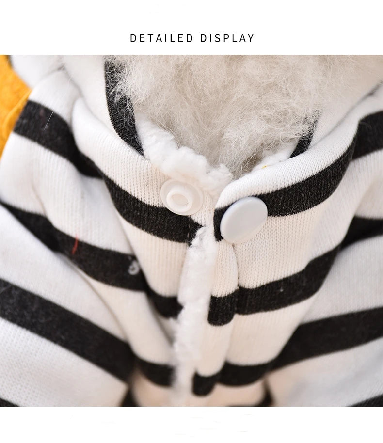 Dog Jumpsuit Coat Onesie Dog Clothes Four-Legs Jacket Clothing Corduroy Pants Overalls Onesie For Small Dogs Chiwawa Yorkie