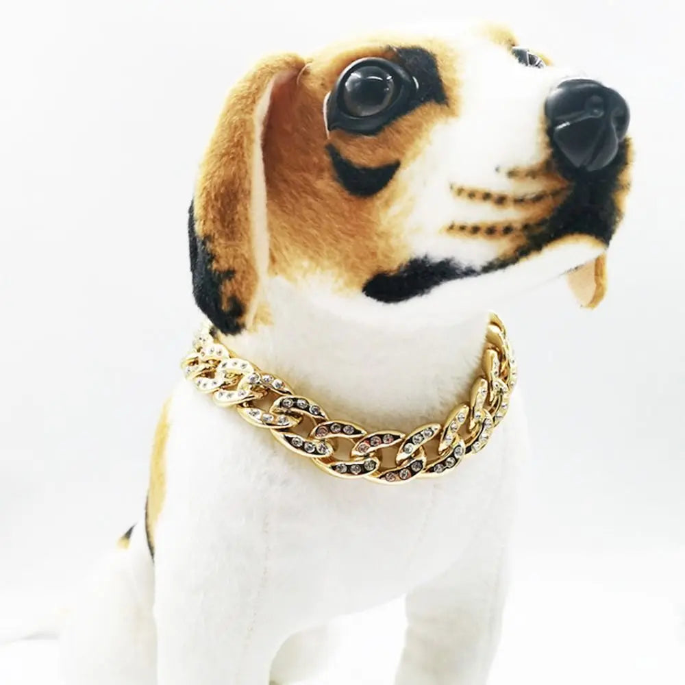 Luxury Pearls Cat Jewelry Crystal Diamond Dogs Rhinestone Collar Pet Necklace Dog Supplies