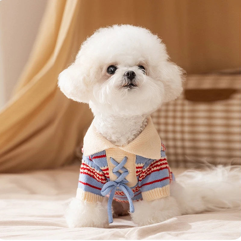 New Best-seller Dog Clothes Puppy Accessories Classic Design luxury Bulldog Chihuahua Apparel Autumn Sweatshirt for Small Pets