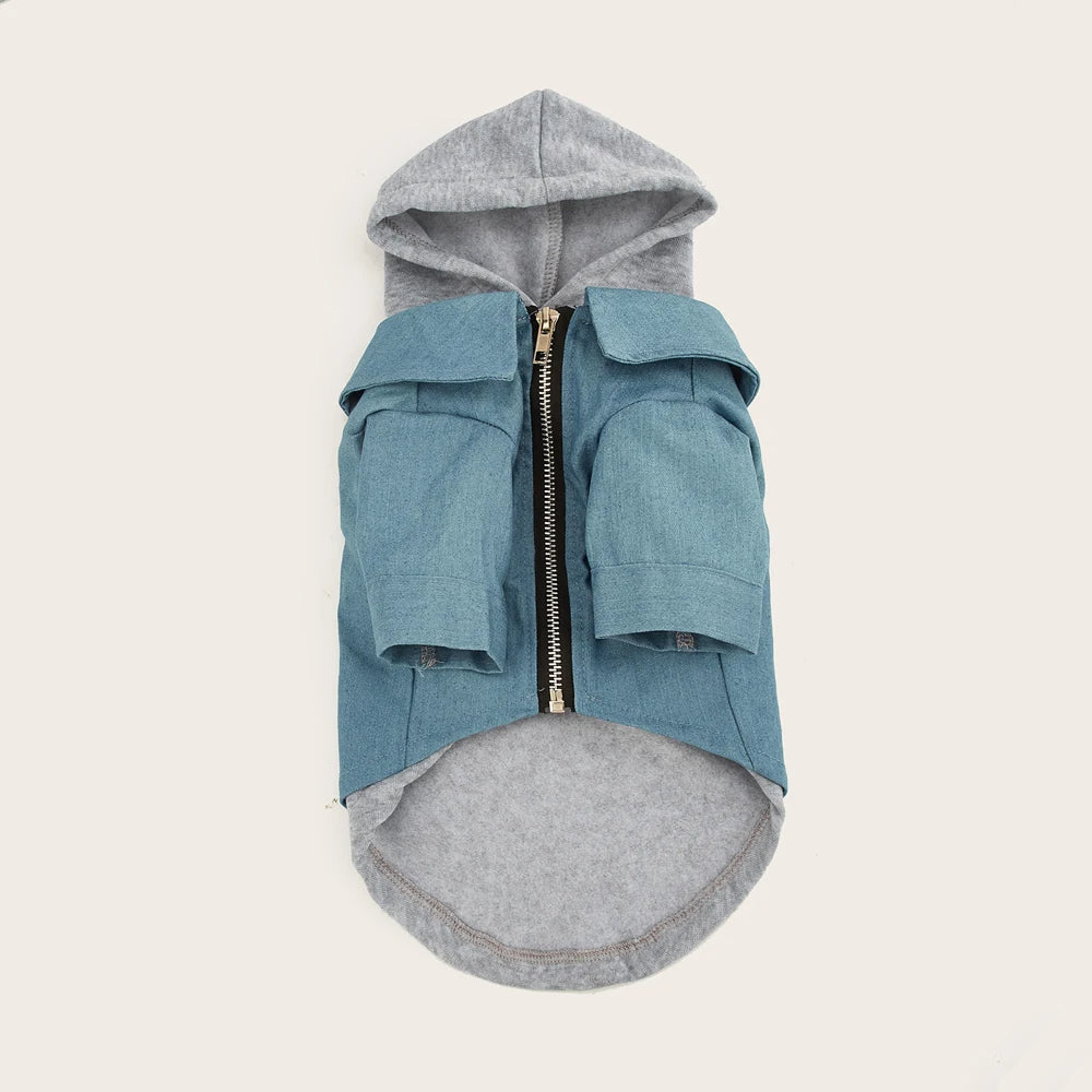 Winter Dog Clothes Pet Warm Hoodies Fashion Comfortable Dog Coat for Small Medium Dogs