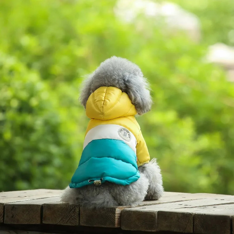 Waterproof Dog Jacket Winter Pet Down Cotton Vest Luxury Dog Clothes Chihuahua French Bulldog Dog Coat Puppy Warm Dog Costume