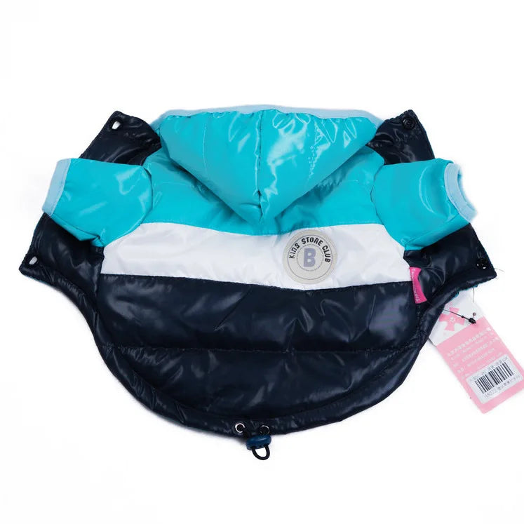 Waterproof Dog Jacket Winter Pet Down Cotton Vest Luxury Dog Clothes Chihuahua French Bulldog Dog Coat Puppy Warm Dog Costume