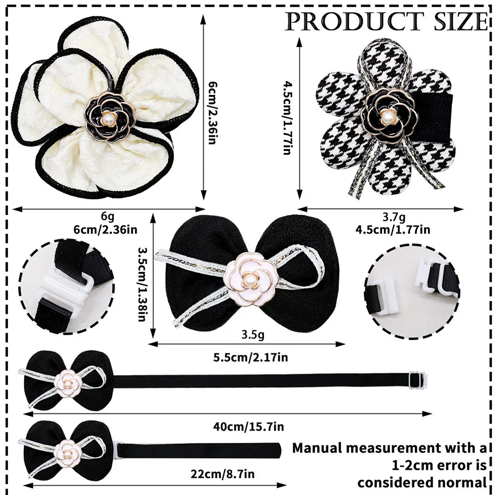 New Dog Bowties 20/40PCS Pet Supplies For Small Dogs Adjustable Luxury Collars Pet Dog Neckties Puppy Bowknots Pet Accessories