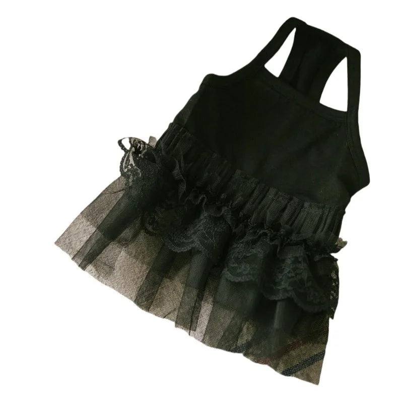 Luxury Lace Summer Dress| Black |White