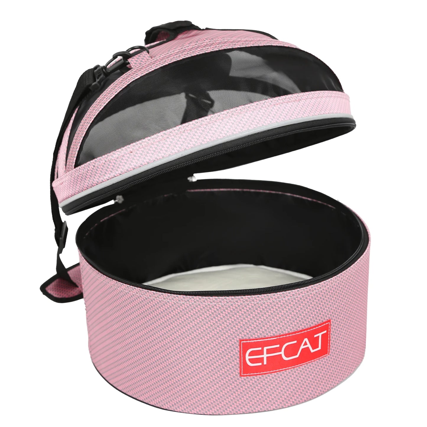 EFCAT Luxury Pet  Bed Round Space Bag,Puppy Kitten Basket,Outdoor Fashion Cat Dog Car Seat Bag