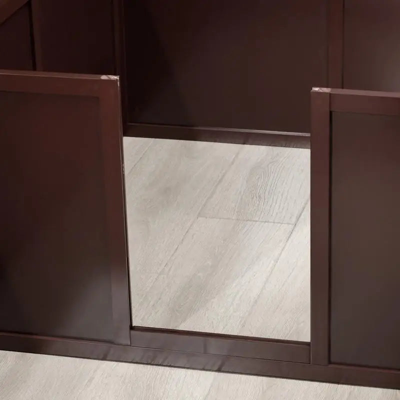 Whelping Box for Dogs, Comfortable Whelping Pen with Removable Doors, Indoor Puppy Playpen, Newborn Puppy Supplies,