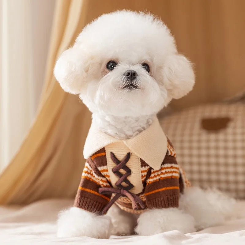 New Best-seller Dog Clothes Puppy Accessories Classic Design luxury Bulldog Chihuahua Apparel Autumn Sweatshirt for Small Pets