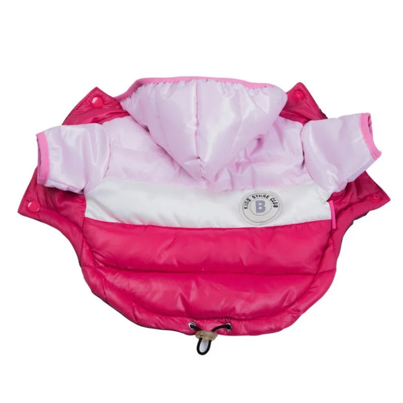 Waterproof Dog Jacket Winter Pet Down Cotton Vest Luxury Dog Clothes Chihuahua French Bulldog Dog Coat Puppy Warm Dog Costume