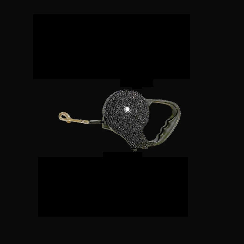 Luxury Diamond Dog Traction Rope Automatic Telescopic Pet Cat Traction Rope Traction Belt Dog Animal Accessories 3M in Length